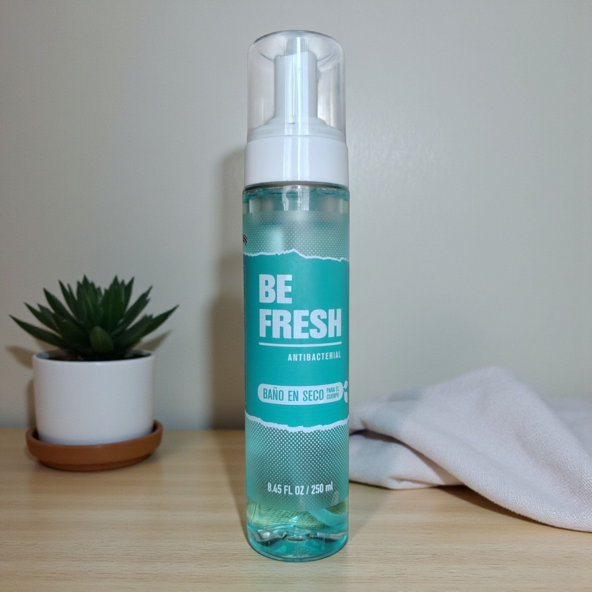 BE FRESH 250 ML - LIMPIEZA SIN AGUA ANTIBACTERIAL