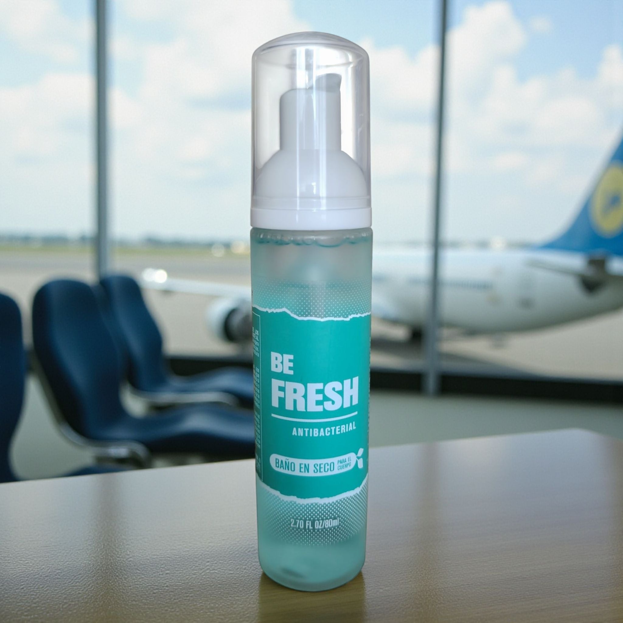 BE FRESH 80 ML - HIGIENE PORTÁTIL ANTIBACTERIAL