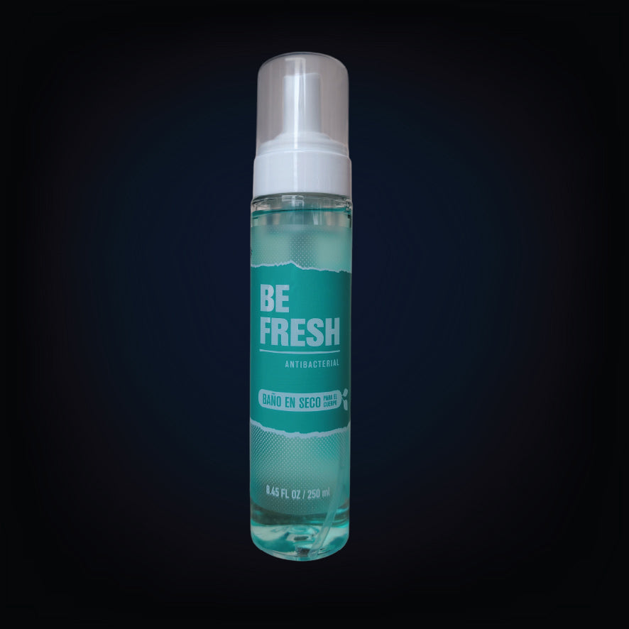 BE FRESH 250 ML - LIMPIEZA SIN AGUA ANTIBACTERIAL
