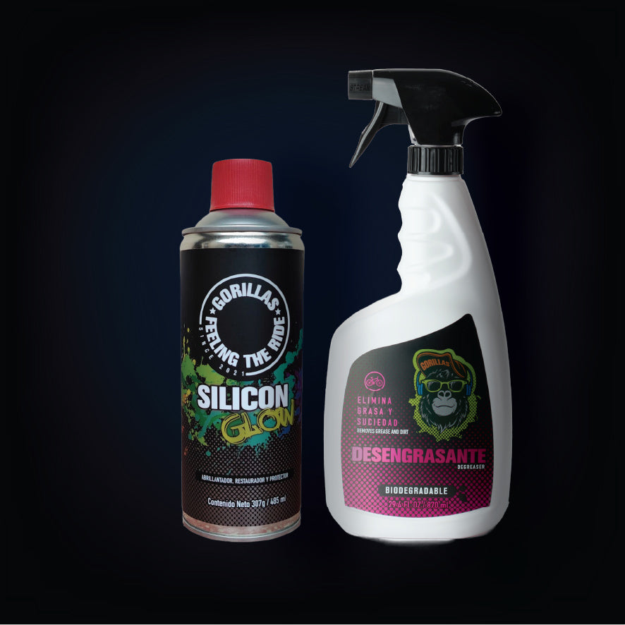 DÚO DE CUIDADO TOTAL: DESENGRASANTE + SILICON GLOW