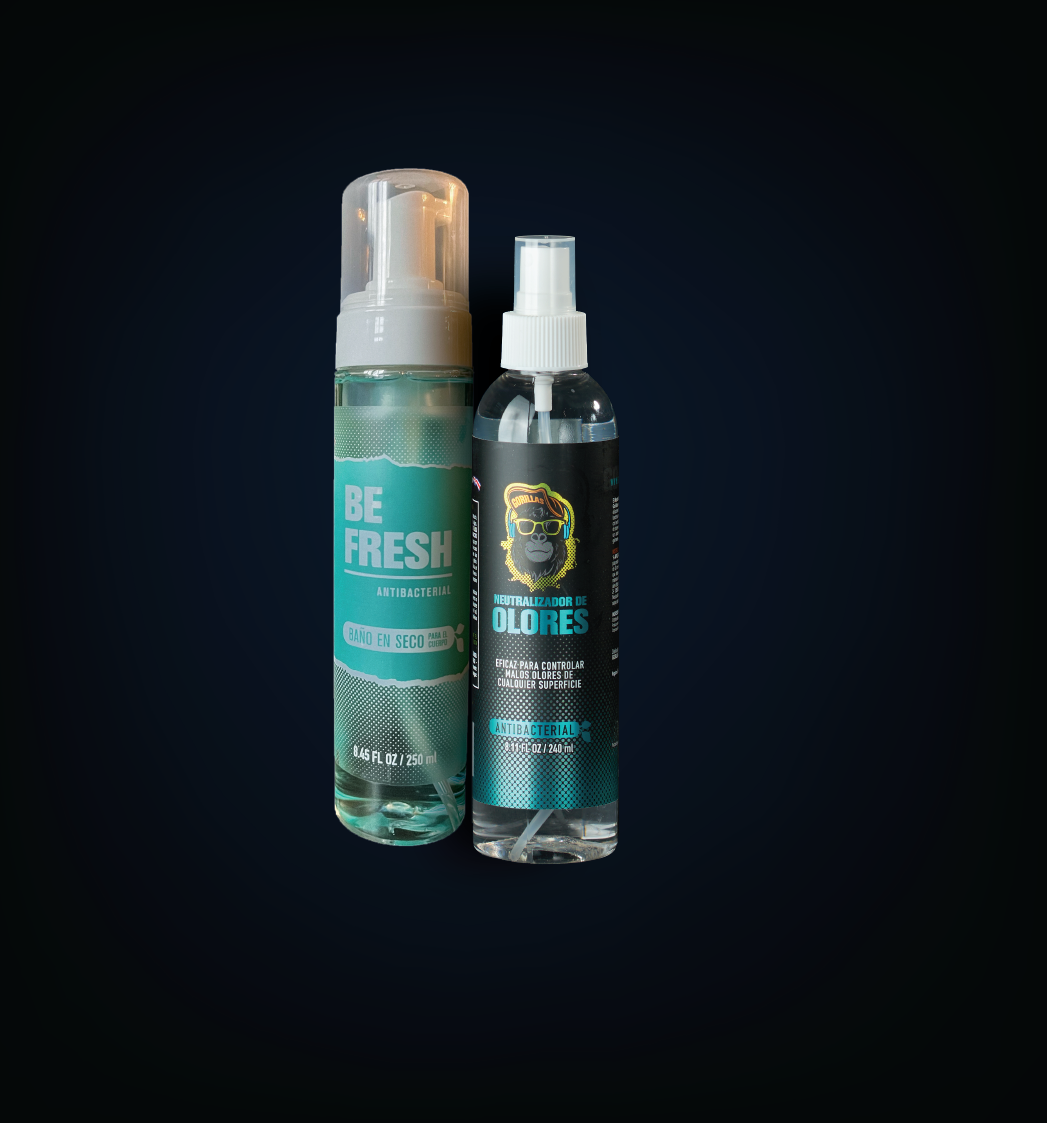PACK DOBLE: BE FRESH 250 ML + NEUTRALIZADOR DE OLORES